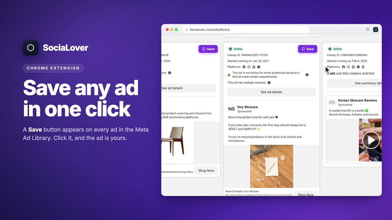 Vidéo produit de l'extension SociaLover